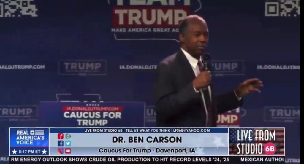 Ben Carson on Trump:  Don’t like him?  Vote anyway.