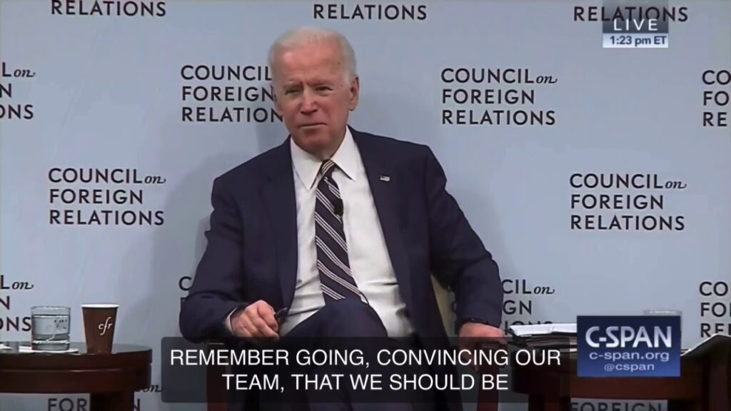 Watch for yourself: Biden admits making  billion deal to fire prosecutor investigating his son