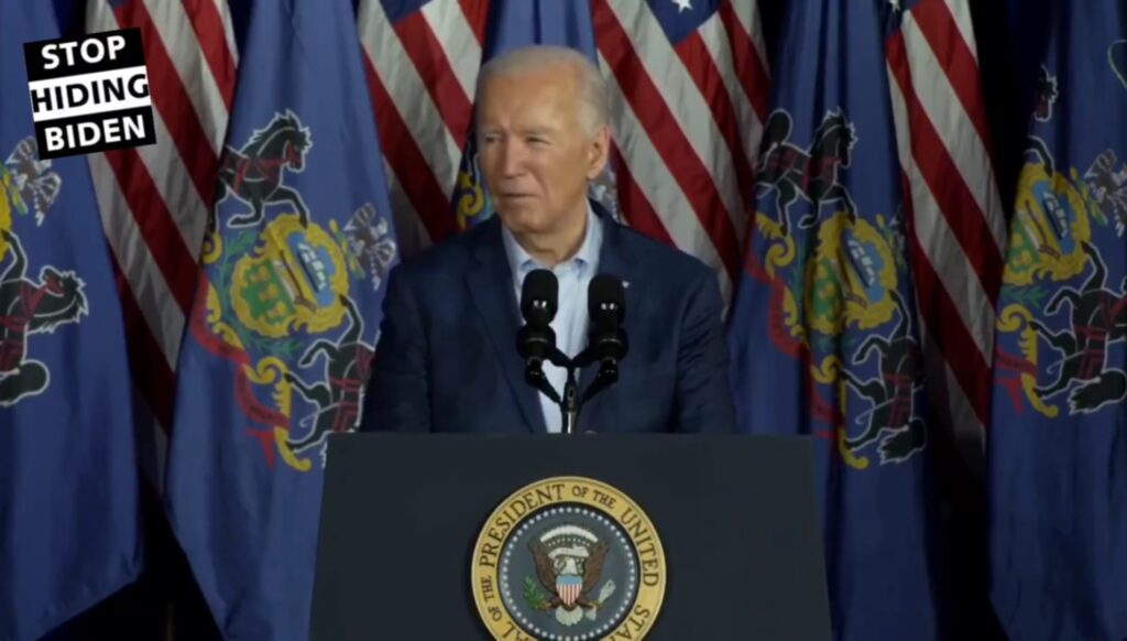 Joe Biden repeats the debunked “suckers and losers” hoax, becoming unhinged and yelling. It was actually Joe Biden who called the military “STUPID BASTARDS”