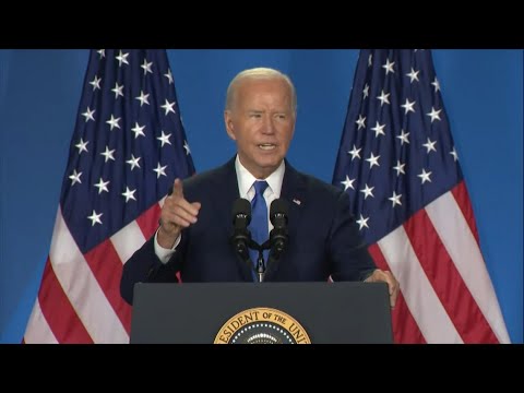 Joe Biden Press Conference, Thursday,  July 11, 2024